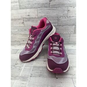 Merrell Shoes Womens Size 7M Pink Purple Gray Waterproof Hiking Trail MK165980‎